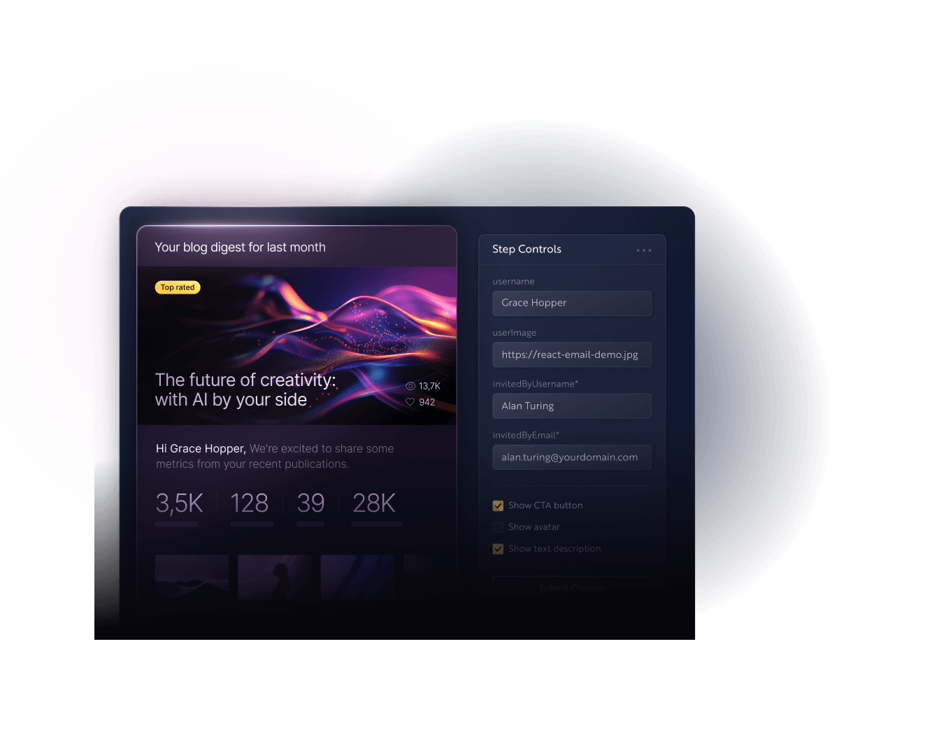 Notification content